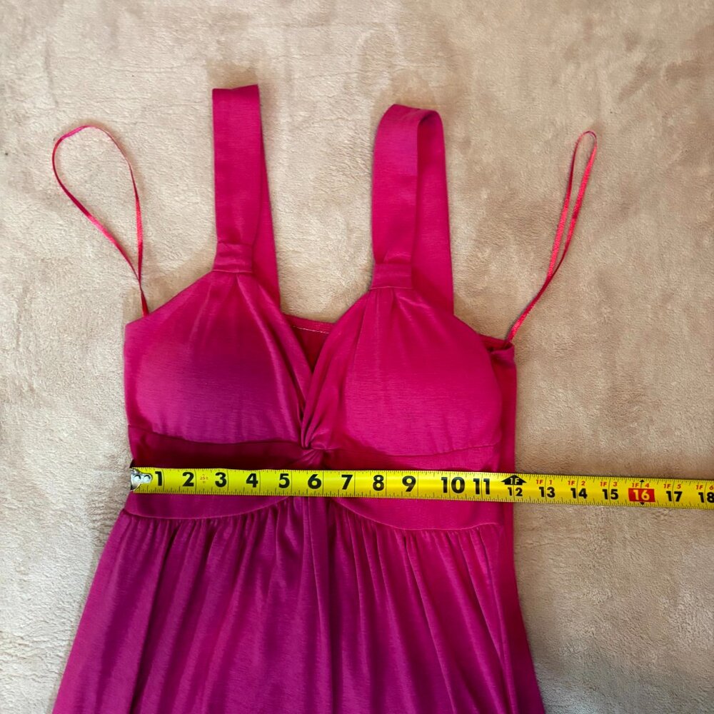 New Directions Petite PS Fuchsia Pink Sleeveless Maxi Dress – Size PS - Picture 3 of 7